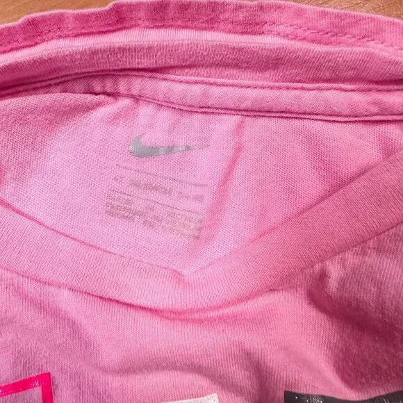 Nike Light Pink “Just Do It” Graphic Tee Toddler Girls Size 4T - Picture 7 of 7